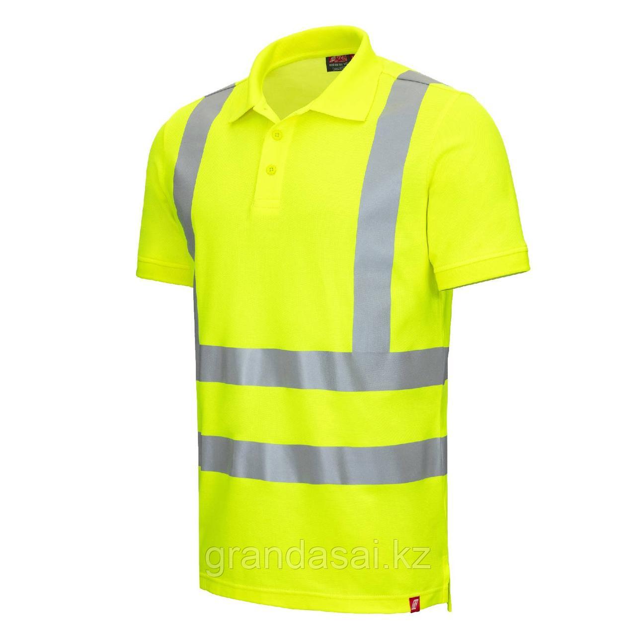 NITRAS 7013 рубашка поло повышенной видимости, короткий рукав, желтый