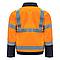 NITRAS 7573 рабочая куртка повышенной видимости, оранжевый / темно-синий, фото 2