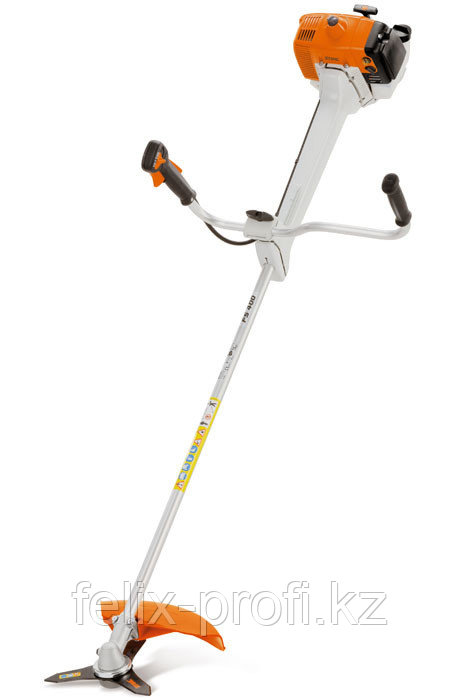 Кусторез STIHL FS 410 (с ножами GSB 300-3), рабочий объем 41,6 см³, 2,0 кВт/2,7 л.с., 8,4 кг