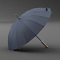 Зонтик Olycat C3 с прямой ручкой (серый)