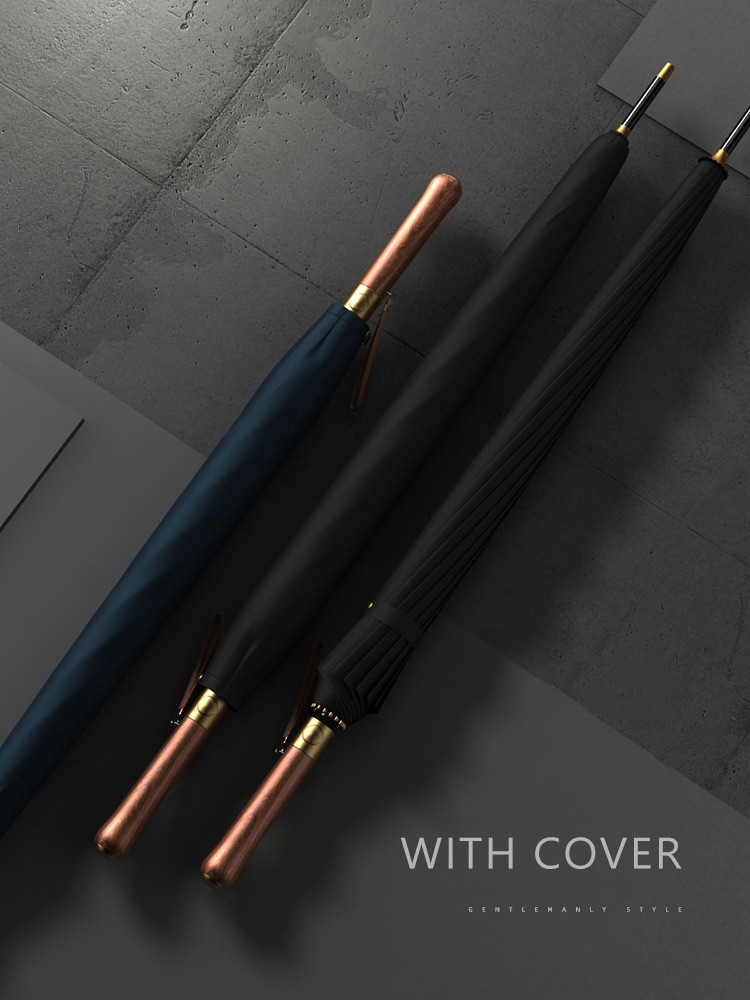 Зонтик Olycat C3 с прямой ручкой (серый) - фото 4 - id-p107812349