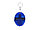 Брелок-рулетка с набором отверток и фонариком, синий, фото 5