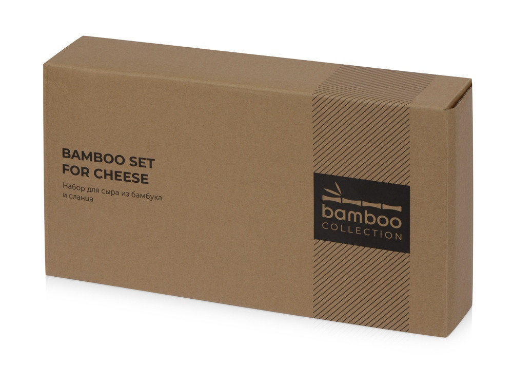 Набор для сыра из сланцевой доски и ножей Bamboo collection Taleggio - фото 8 - id-p107819554