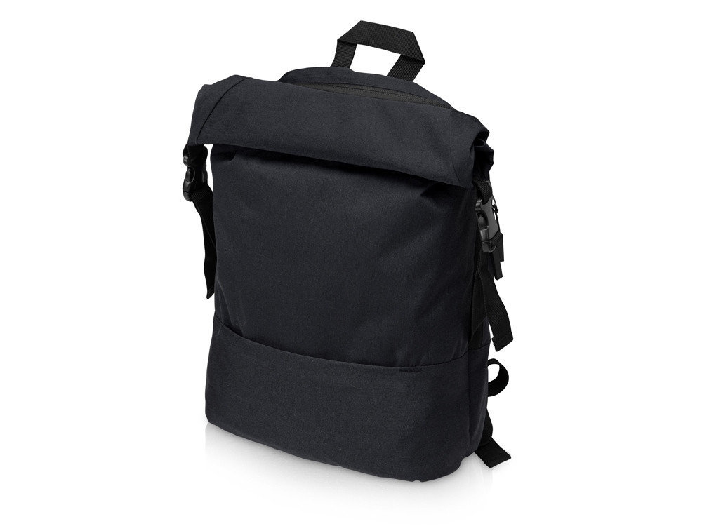 Рюкзак Shed водостойкий с двумя отделениями для ноутбука 15'', черный, фото 1