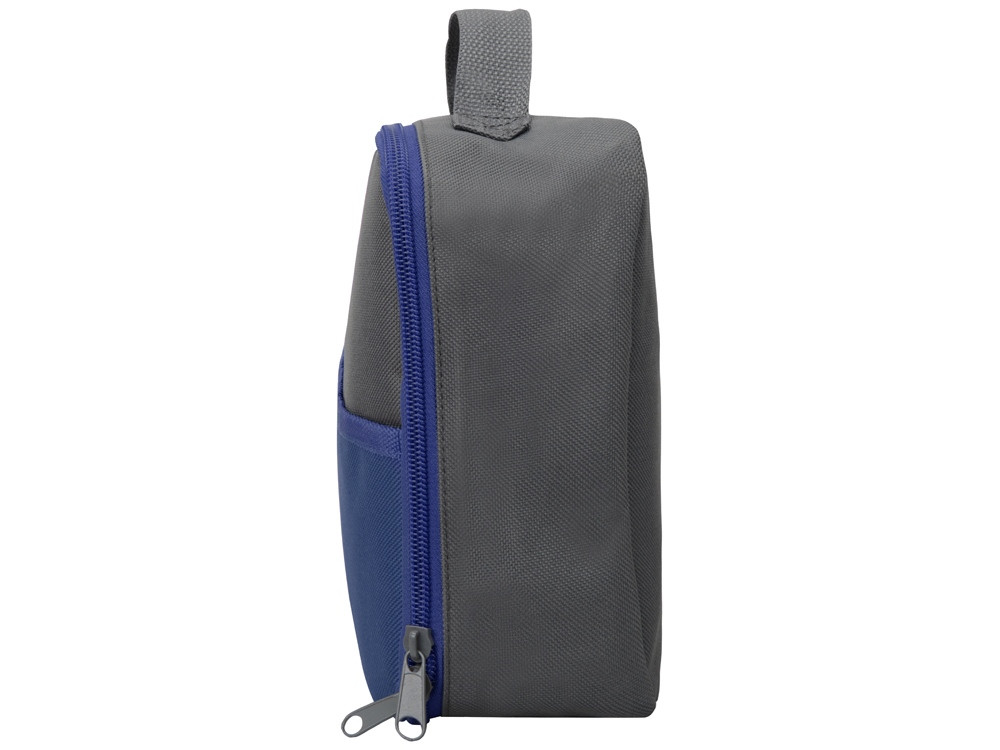 Изотермическая сумка-холодильник Breeze для ланч-бокса, серый/синий - фото 5 - id-p107818754