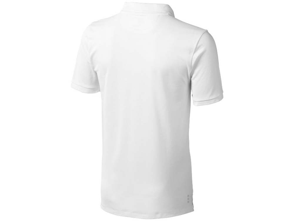 Calgary мужская футболка-поло с коротким рукавом, белый - фото 3 - id-p107818785