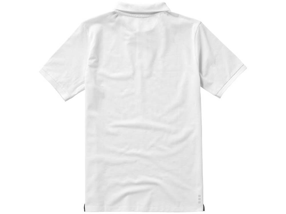 Calgary мужская футболка-поло с коротким рукавом, белый - фото 4 - id-p107818785