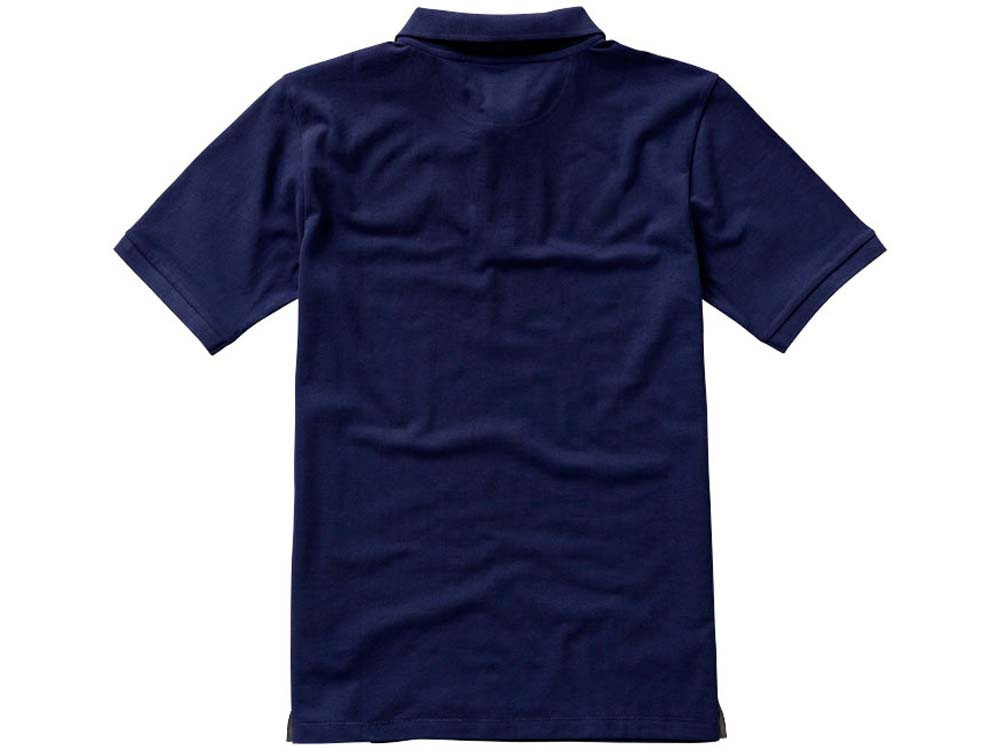 Calgary мужская футболка-поло с коротким рукавом, темно-синий - фото 3 - id-p107818791