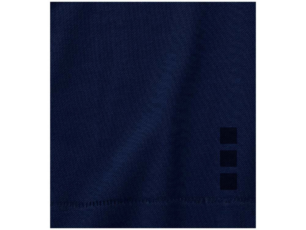 Calgary мужская футболка-поло с коротким рукавом, темно-синий - фото 5 - id-p107818791