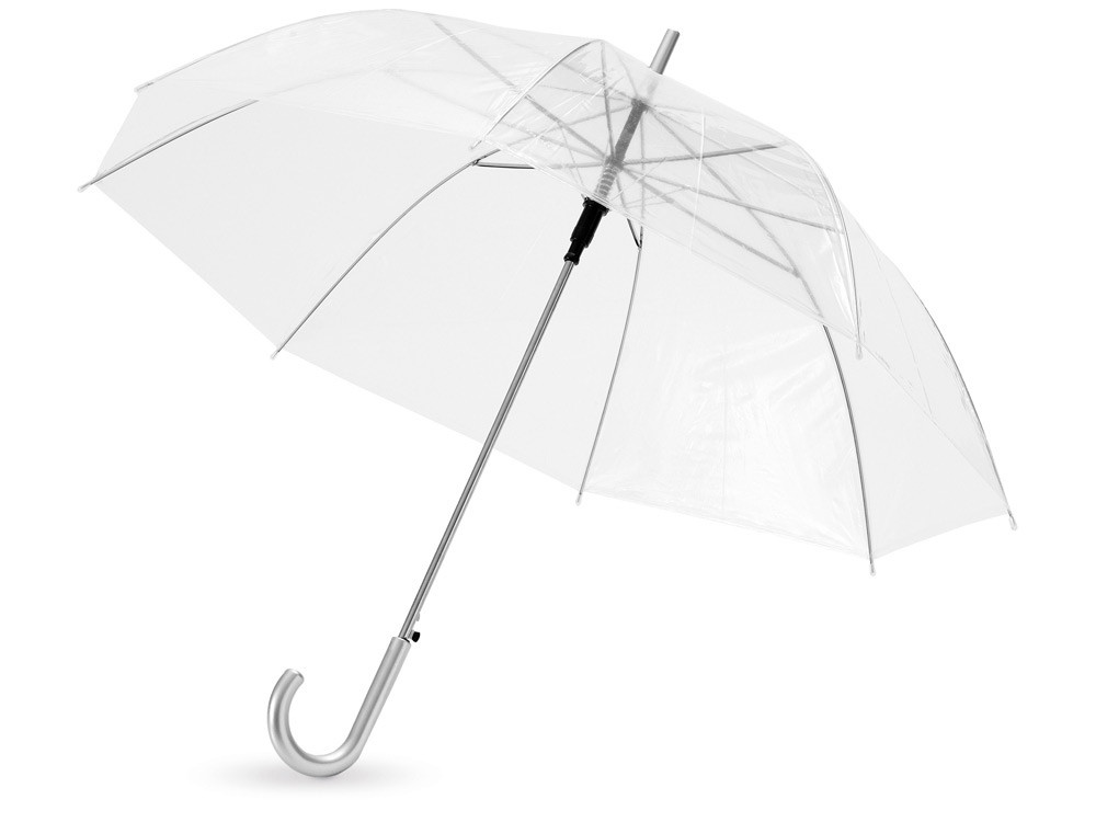 Зонт-трость Клауд полуавтоматический 23, прозрачный, фото 1