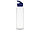 Бутылка для воды Plain 2 630 мл, прозрачный/синий, фото 2