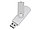 USB/micro USB-флешка 2.0 на 16 Гб Квебек OTG, белый, фото 2