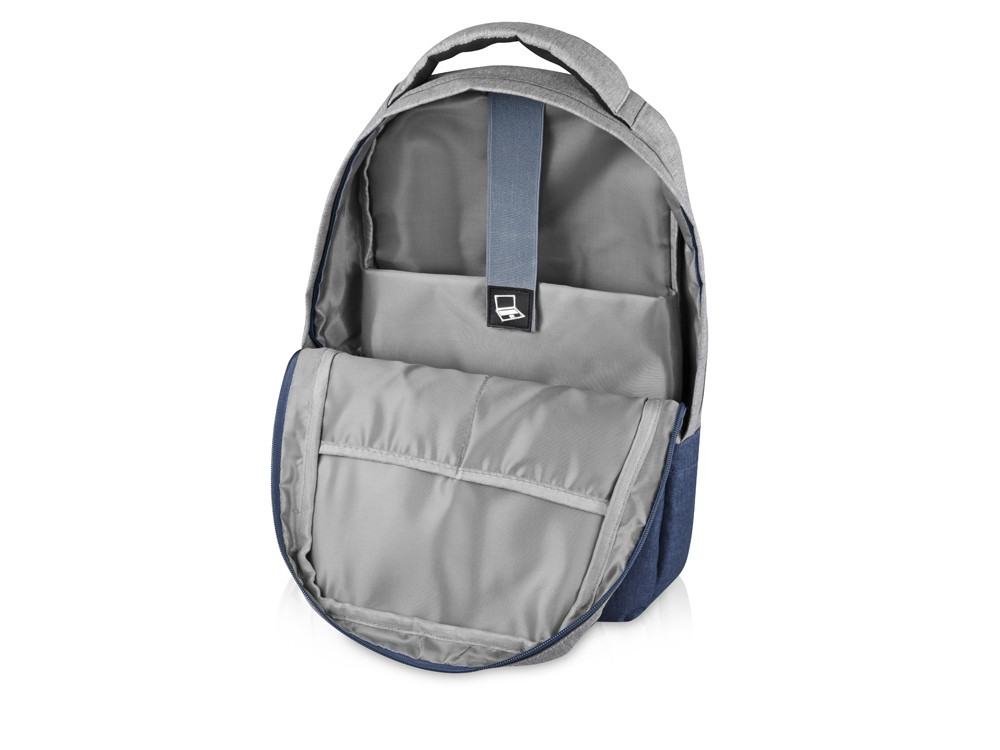 Рюкзак Fiji с отделением для ноутбука, серый/темно-синий 2747C - фото 3 - id-p107819130