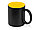 Кружка с покрытием для гравировки Subcolor BLK, черный/желтый, фото 2