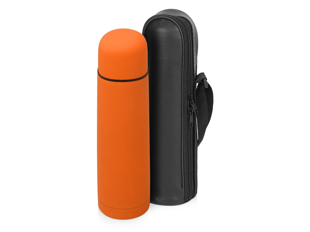 Термос Ямал Soft Touch 500мл, оранжевый, фото 1