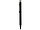 Ручка металлическая soft touch шариковая Tender, черный/серый, фото 3