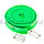 Жгут борцовский для тренировок 500 см светло зеленый (спортивная резина), фото 2