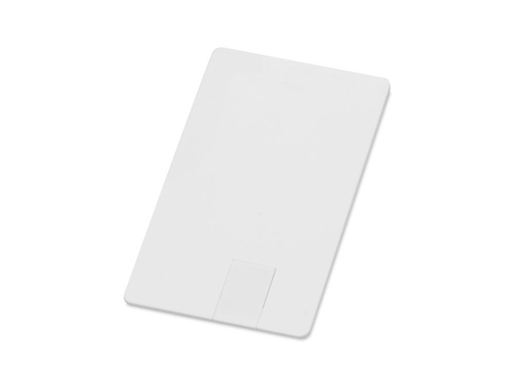 Флеш-карта USB 2.0 16 Gb в виде пластиковой карты Card, белый, фото 1