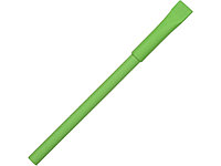 Ручка картонная с колпачком Recycled, зеленое яблоко
