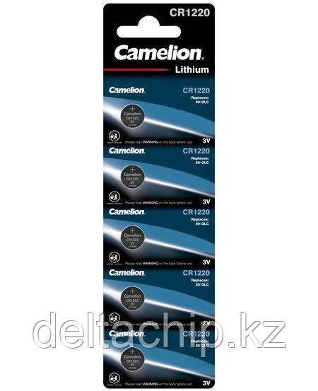 Bat CR1220-BP5   CAMELION  Lithium 3V 220MAH (1ШТ)