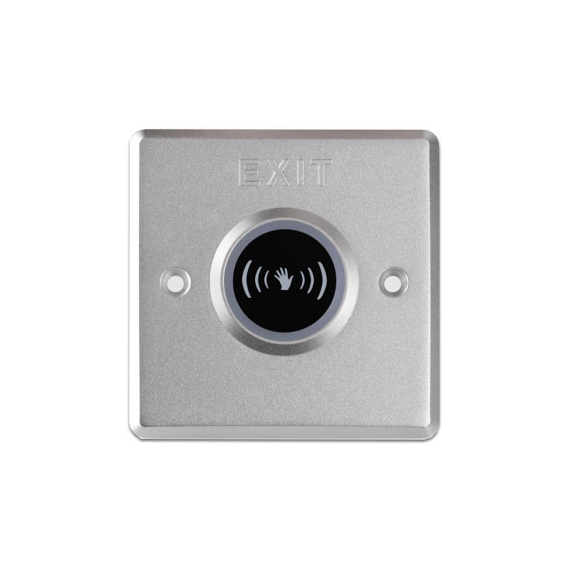Hikvision DS-K7P03 Бесконтактная кнопка, светодиодный индикатор, алюминиевая панель - фото 1 - id-p107821322