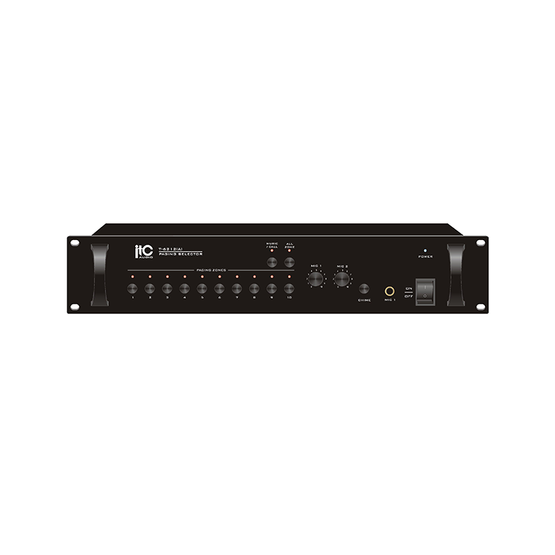 ITC T-6212A Блок контроллера системы оповещения на 10 зон, двойной режим, до 30 блоков в группе - фото 1 - id-p107822173
