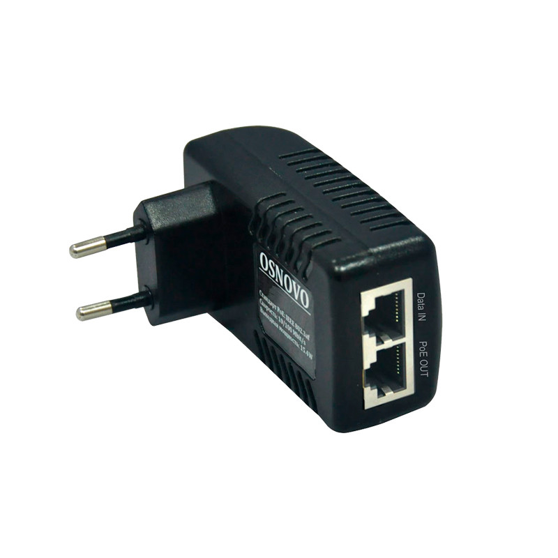OSNOVO Midspan-1/151A PoE-инжектор Fast Ethernet на 1 порт - фото 1 - id-p107822186