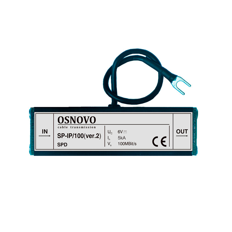 OSNOVO SP-IP/100(ver2) Устройство грозозащиты для локальной вычислительной сети - фото 1 - id-p107823190