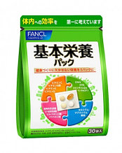 Комплекс витаминов и минералов Basic Nutrition Pack Fancl, на 30 дней, базовые витамины