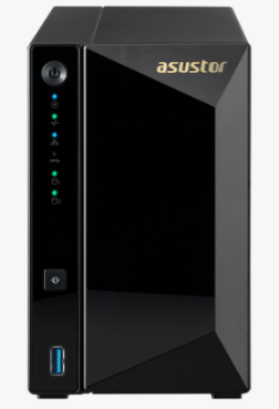 Сетевой накопитель ASUSTOR AS4002T, 2LFF, RAID 0,1,JBOD, 2GB, 2xGbE, 1x10GbE, 2xUSB 3.2