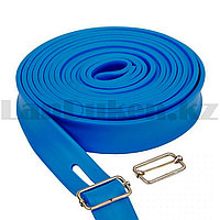 Жгут борцовский для тренировок 500 см синий (спортивная резина)