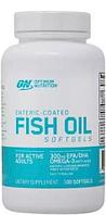 Специальные добавки Fish Oil 1000 mg, 100 softgel.