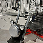Красный Детский трехколесный велосипед "Харлей". Музыкальный. Фара горит., фото 3