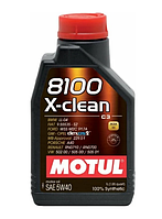 Масло моторное MOTUL 8100 х-clean 5w40 (1л) синт. 102786