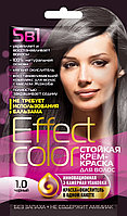 Краска для волос, цвет черный, тон 1.0, Effect Color, Фитокосметик, 50 мл