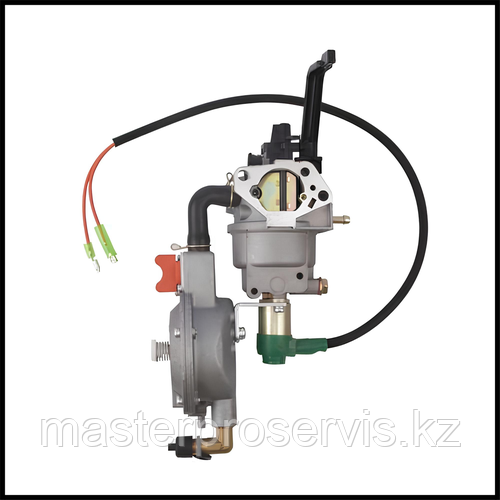 Карбюратор для бензогинератора 5,5кв. Ручной с флажком (Газ)