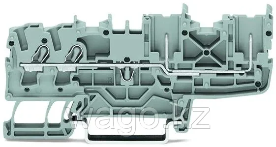 2-проводная/2-контактная базовая клеммная колодка; 2,5 мм² WAGO 2022-1401