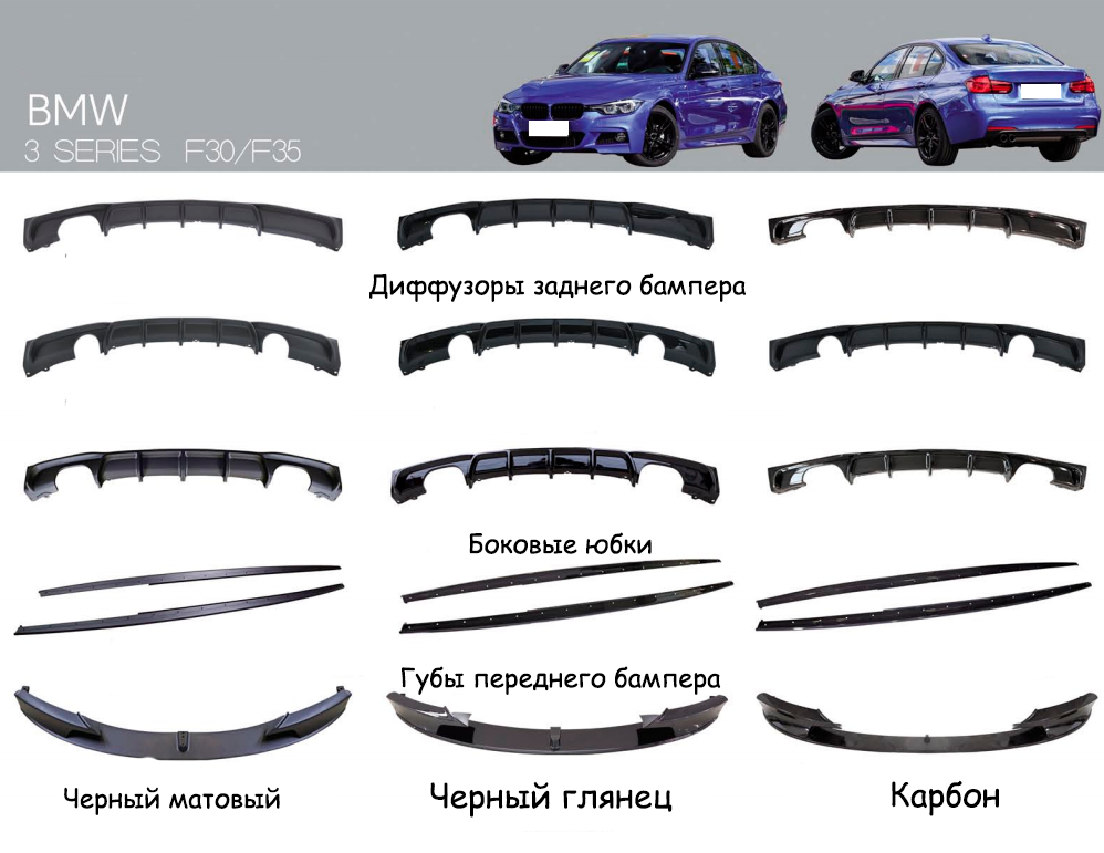 Обвес для BMW 3 F30 2011-2016