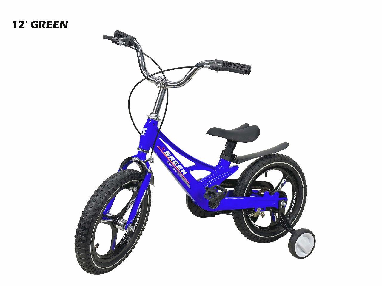 Детский велосипед c помощником GREEN-12 размер - фото 4 - id-p107835158