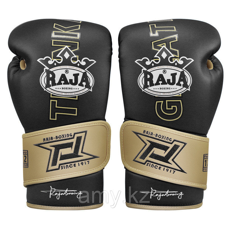 Боксерские перчатки Raja Boxing оригинал Натуральная кожа 14 Oz