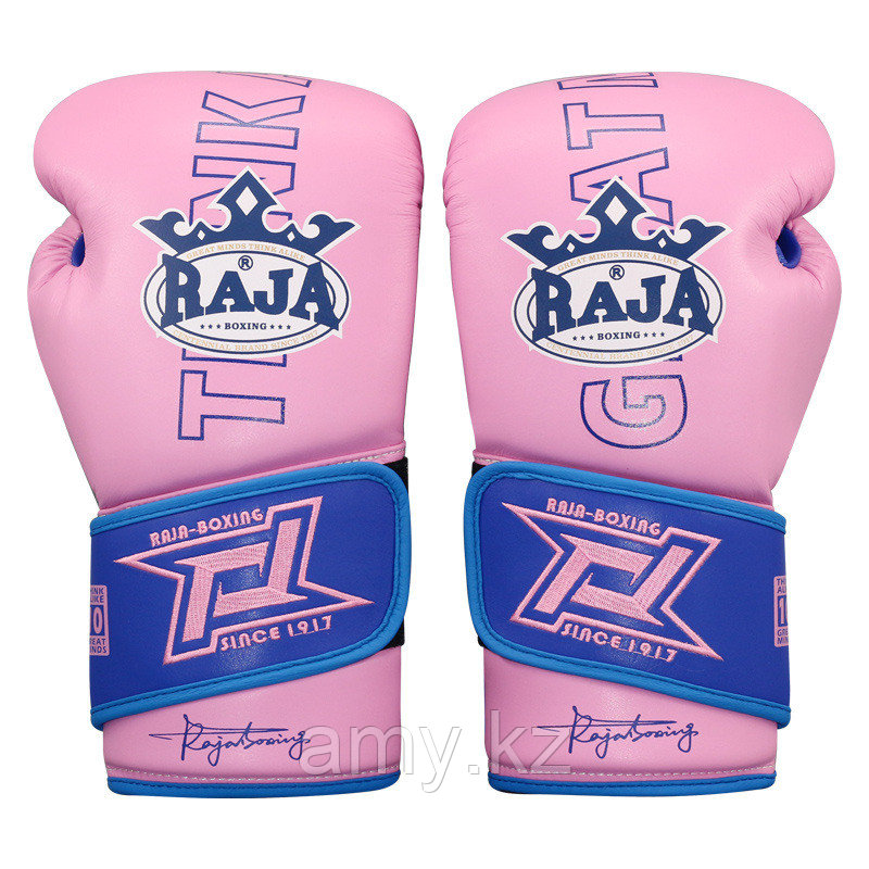 Боксерские перчатки Raja Boxing оригинал Натуральная кожа 14 Oz