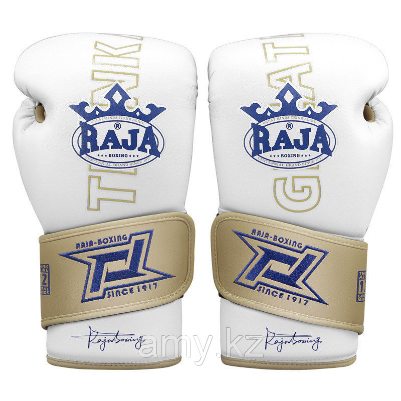 Боксерские перчатки Raja Boxing оригинал Натуральная кожа 14 Oz - фото 1 - id-p107837175