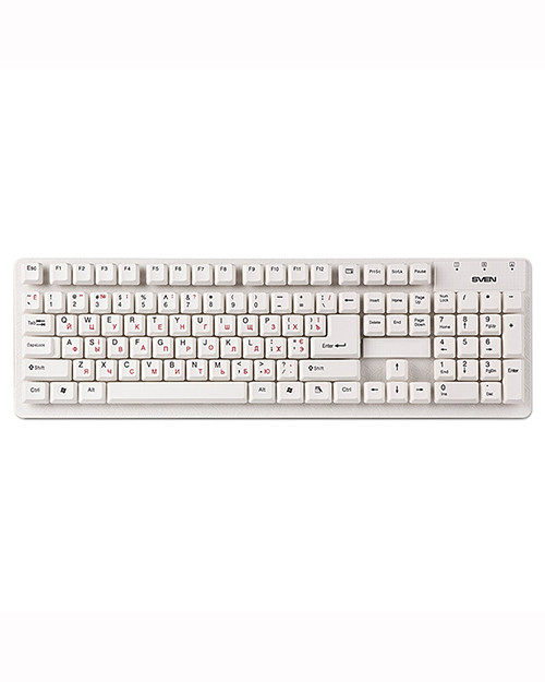 SVEN Клавиатура Standard 301 USB белая (id 107844290)