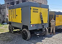 ATLAS COPCO XAHS 447 15 бар, 26,6 м3/мин жылжымалы ауа компрессоры.