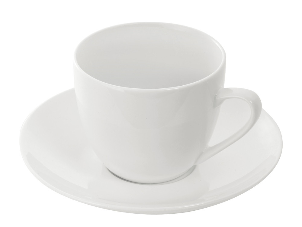 Чайная пара базовой формы Lotos, 250мл, белый - фото 1 - id-p107868341