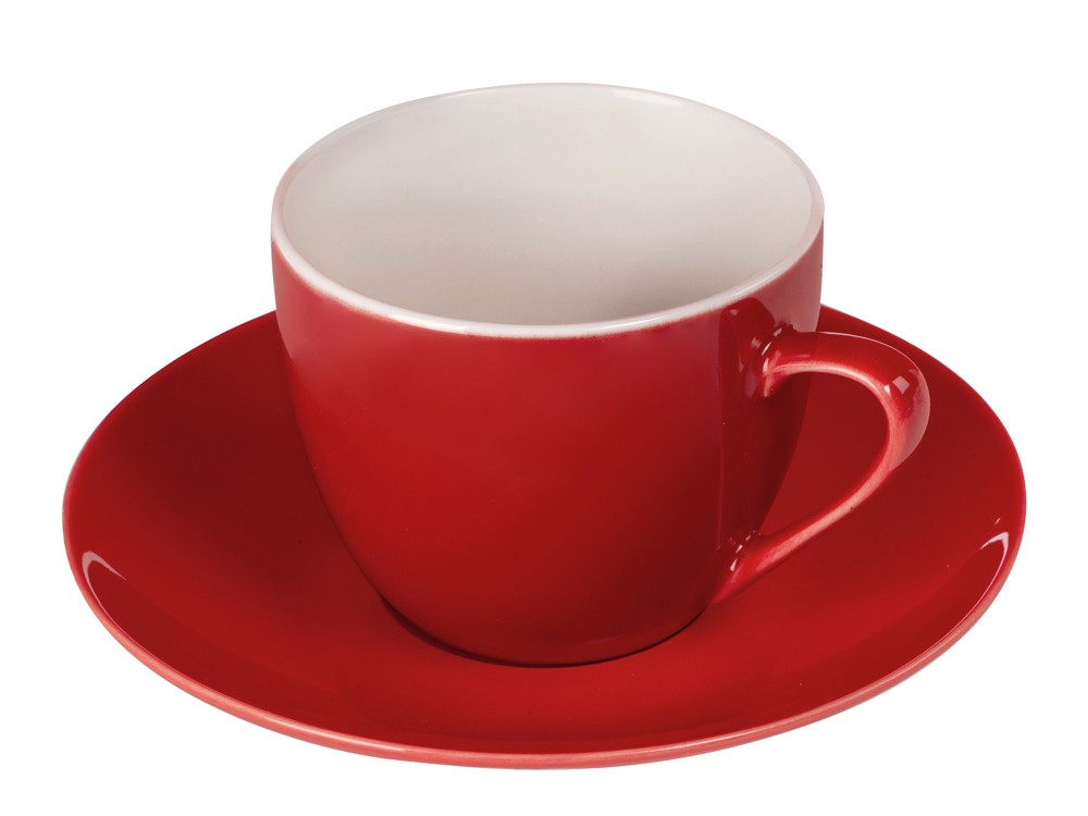 Чайная пара базовой формы Lotos, 250мл, красный - фото 1 - id-p107868342