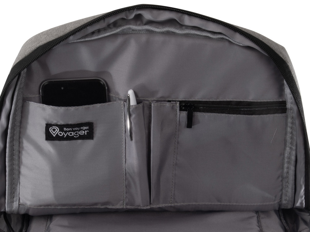 Рюкзак Flash для ноутбука 15'', светло-серый - фото 7 - id-p107868349
