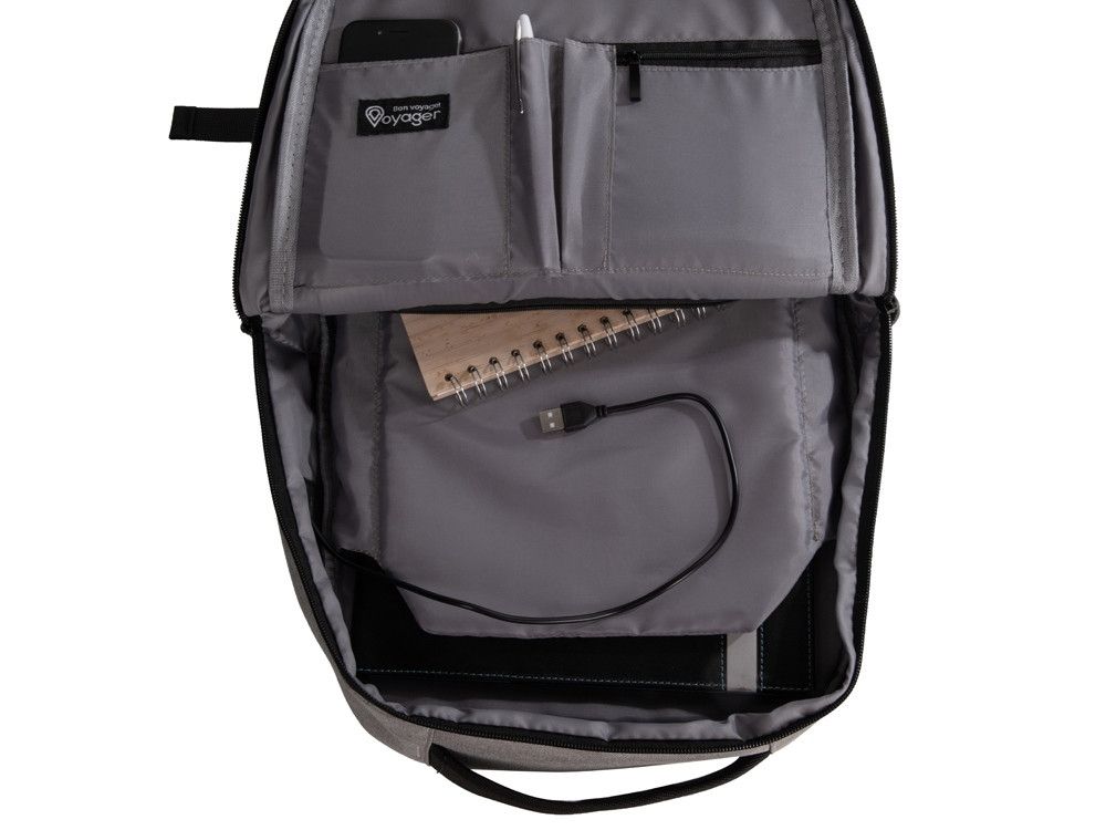 Рюкзак Flash для ноутбука 15'', светло-серый - фото 8 - id-p107868349