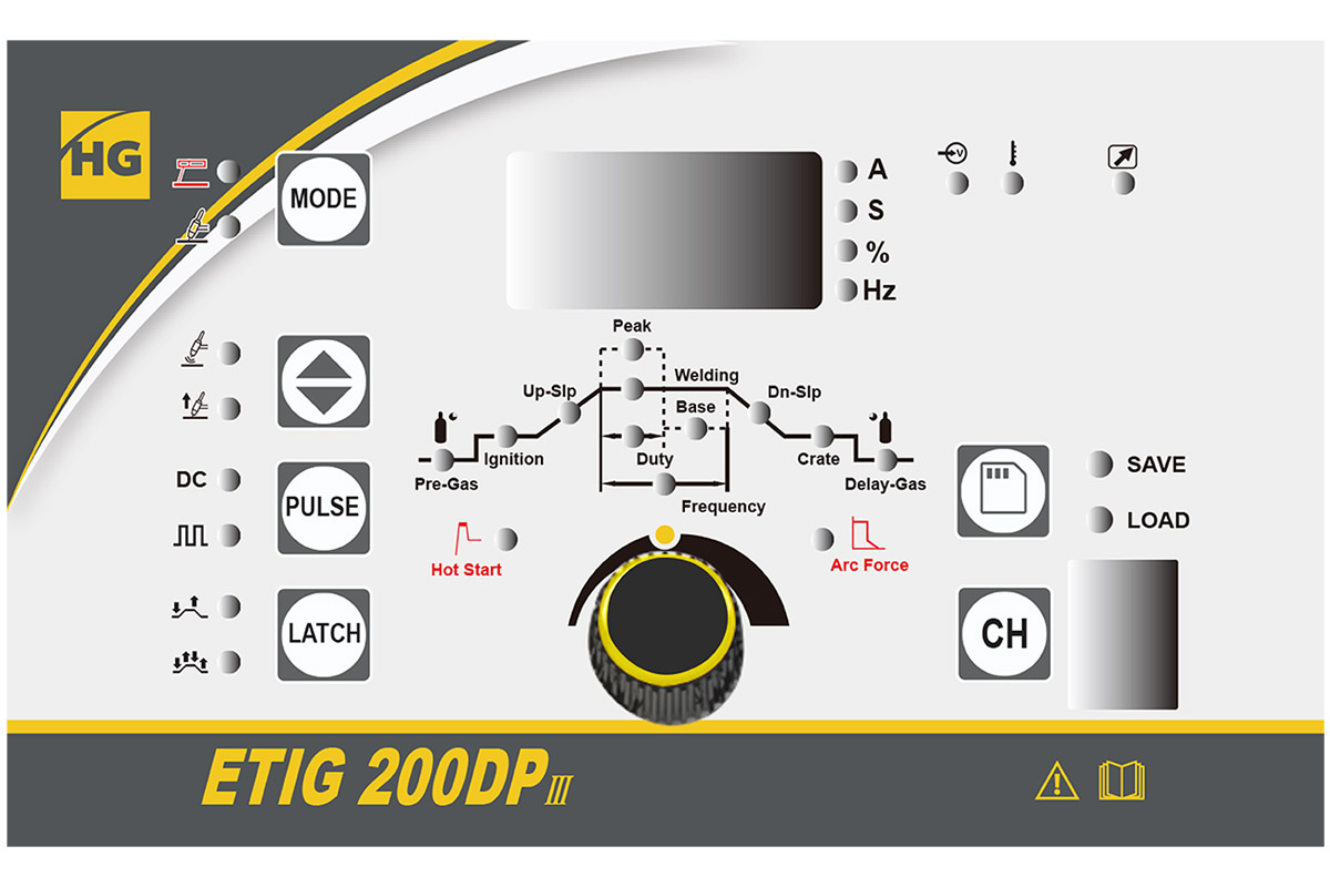 Аппарат аргонодуговой сварки HUGONG ETIG 200DP III (cold tack) - фото 5 - id-p107869524