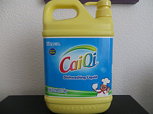 Гель для мытья посуды LIBY Caigi 1.5 л с дозатором, Лимон